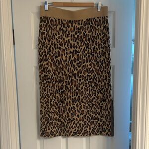 Stylish Leopard Print Pencil Skirt